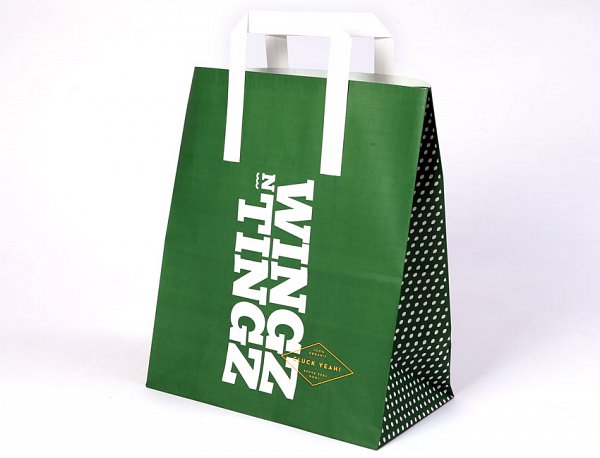 Flat Tape Handle Paper Bag