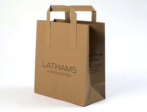 Flat Tape Handle Paper Bag