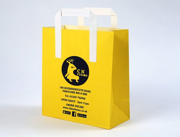 Flat Tape Handle Paper Bag